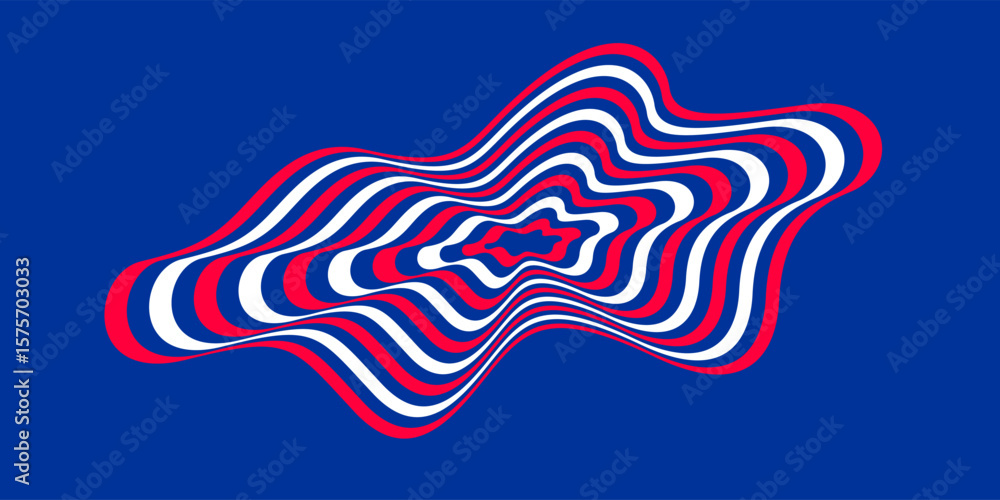 Aufkleber vector abstract background with dynamic waves, . illustration suitable for design