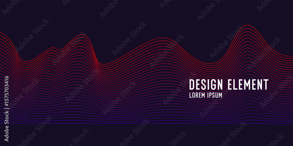 Poster a design element. vector graphics. abstract illustration for the presentation and placement of vario