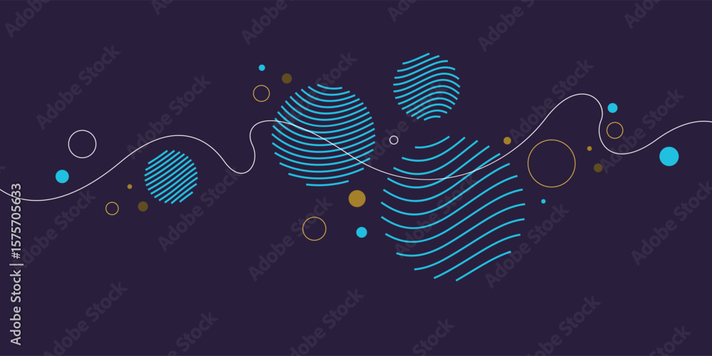 Poster abstract composition with dynamic and geometric shapes. modern template for advertising, vector back