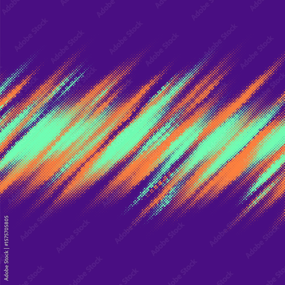 Poster monochrome round particles on a background. abstract background. halftone background.