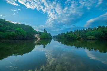 Rajakkamangalam Thurai Beach, Kanyakumari, Tamil Nadu, India.