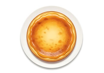 Käsekuchen Cake Illustration for Menu & Packaging, High‑Resolution Käsekuchen Cheesecake Illustration