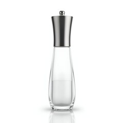 Modern Salt Shaker Isolated on White Background – Minimalist Kitchen Accessory for Product Display

