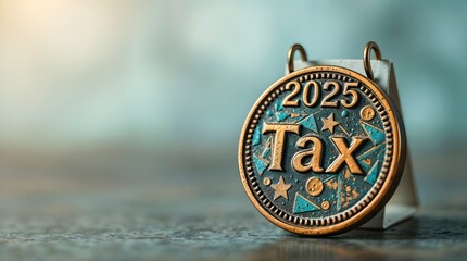 Fiscal Vision 2025 – Tax Coin Emblem for Strategic Growth & Financial Innovation