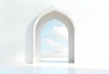 Vector design of soft layered circular badge in pastel colors with white empty center for text or logo 