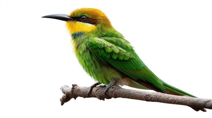 Fototapeta premium Colorful bird on branch