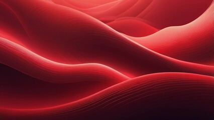Futuristic abstract background with crimson red wave gradients, vertical ripple light lines, smooth digital texture, glowing highlights, high contrast, minimal style
