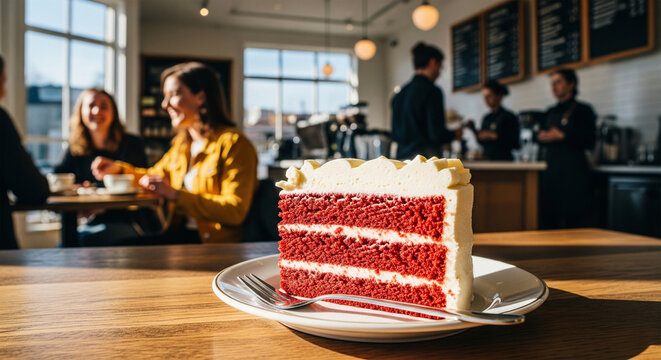 Friends and family smiling and eating dinner at a restaurant wedding reception