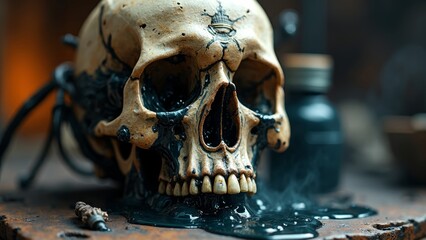 Skull Creative Scene