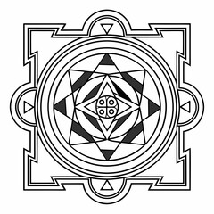 Celtic knot tattoo ornament vector illustration with symbolic design elements and vintage decorative patterns