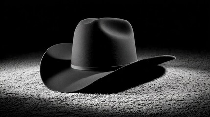 Dark gray cowboy hat