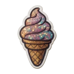 Fotobehang PNG Glittery cosmic ice cream cone © Rawpixel.com