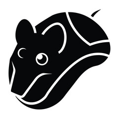 black and white cartoon illustration of a lion