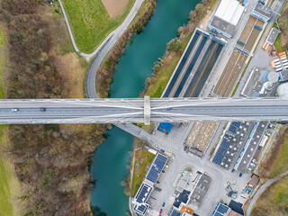Aerial View The Pont Poya