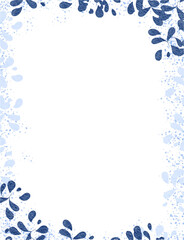 soft blue white colorful abstract illustration, background, wallpaper, card invitation design