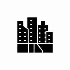 Naklejka premium creative details Outline Urban Sprawl Icon vector illustration