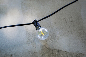 light bulb on the wall