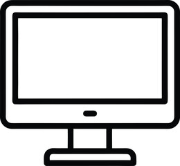 Computer monitor with setting icon vector. computer configuration icon. computer repair, update, software, maintenance, troubleshooting icon vector.