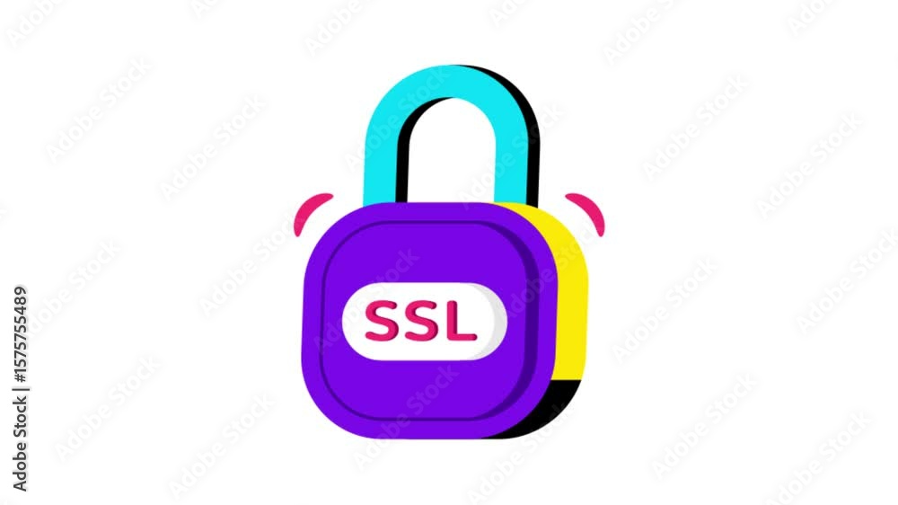 Poster ssl icon animation mp4 file