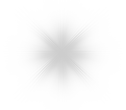 Single grey starburst graphic element. A versatile abstract light effect or highlight isolated on transparent background for use in any design project. PNG.