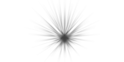 Abstract single grey light flare and starburst png. A versatile smoky effect or subtle highlight element isolated on a transparent background for any design. PNG.