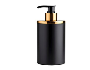 Obraz premium Black and gold dispenser isolated product