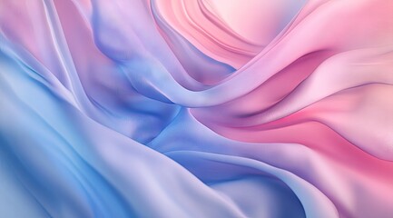 Delicate pastel fabric folds