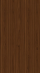Naklejka premium Seamless dark brown wood texture, vertical grain, rich and warm tones, subtle natural variations, smooth matte finish, realistic material surface, high resolution, ar 9:16