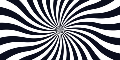 Abstract dynamic vibrant background with bright teal and white spiral rays. Sunburst pinwheel design. Spiraling motion effect, creating a hypnotic and energetic visual similar to a psychedelic.