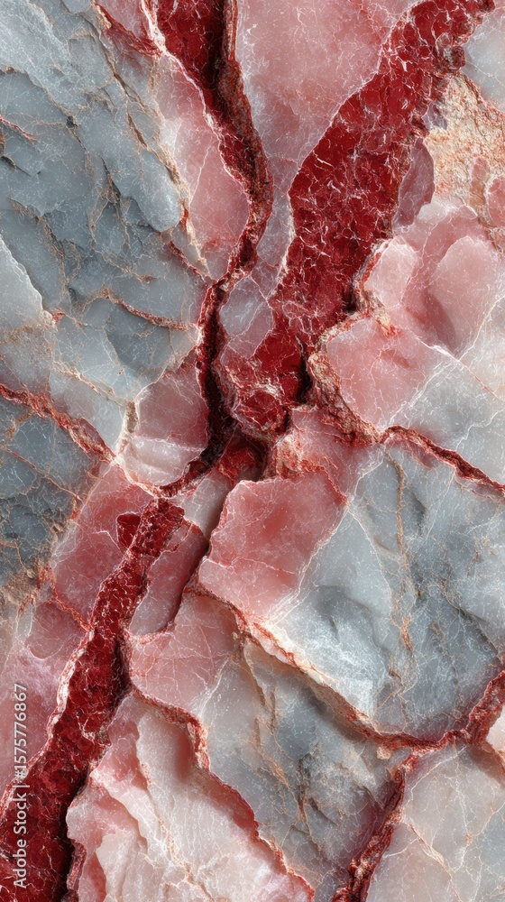 Poster intricate patterns of multicolored stone showcasing natural textures and hues in a close-up view