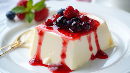  Creamy Panna Cotta Adorned