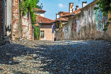 the town of Saluzzo in the Italian Piedmont