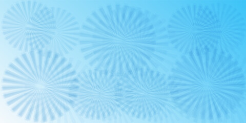Blue abstract background with radial burst patterns and soft gradient effect.eps10