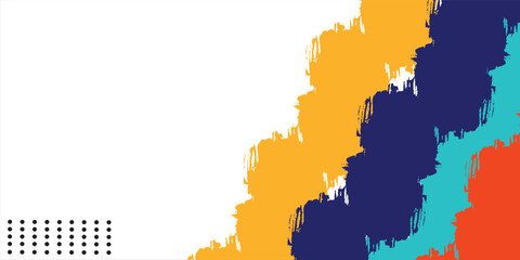 Colorful silhouette style design, grunge