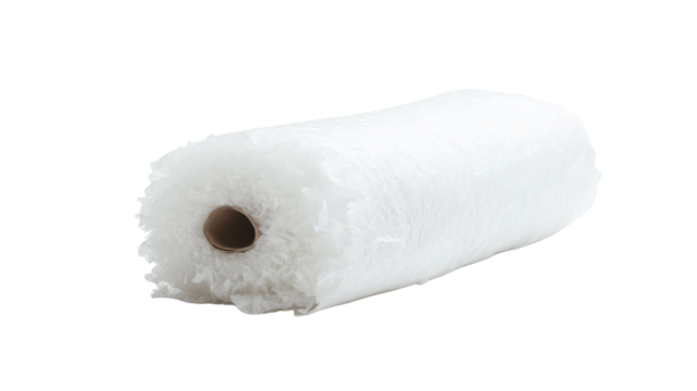 Cotton swabs with white tips and plastic sticks for hygiene and cleaning isolated on white background