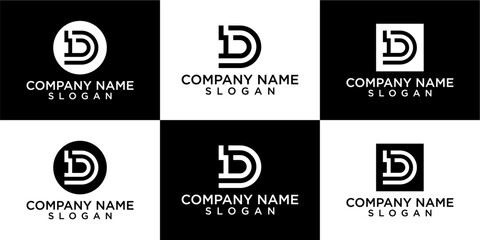 d logo design vector symbol graphic idea creative