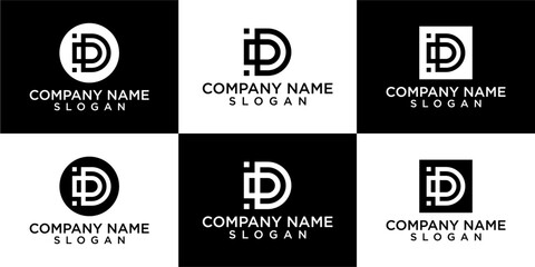 d logo design vector symbol graphic idea creative