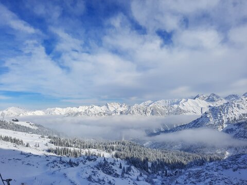 winter mountain landscape