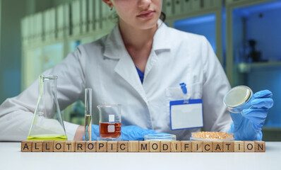 A dedicated scientist conducts innovative experiments on allotropic modification in a modern lab...