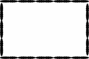 Simple border frame with white background, photo frame 