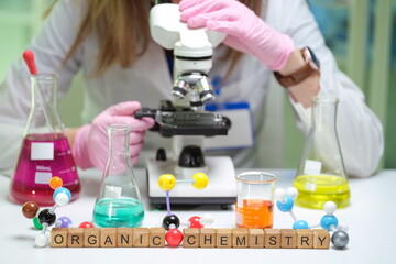Immerse yourself in the captivating and intricate world of organic chemistry within a dynamic...