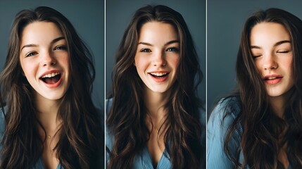 Close-up portrait showing emotion with a clean or trendy background. Concept: Emotional expression, personality, and visual storytelling. Ideal for branding, editorials, and campaigns