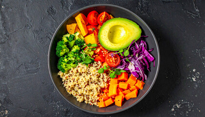 fresh vegetables in a pan