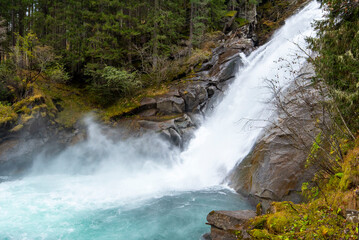Obraz premium Krimml Waterfalls in High Tauern National Park - Austria