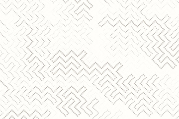 Geometric Maze Pattern, neutral light tones, vector print illustration
