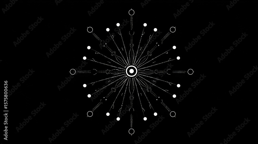 Poster abstract design pattern