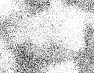 An abstract, grainy texture of grey and white specks, resembling static or distressed surface.