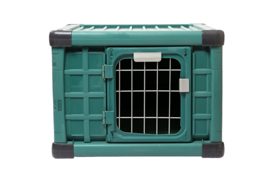 Dog kennel missing front door