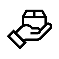 Delivery Hand Package Icon
