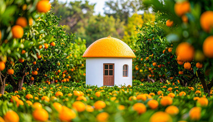 house in the garden